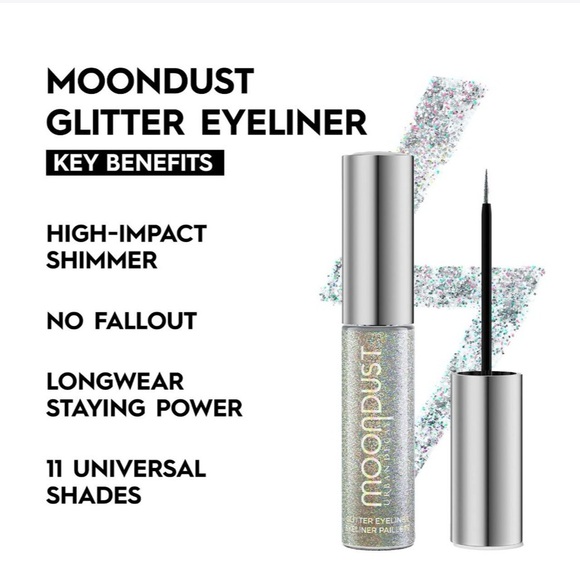 Urban Decay Moondust DUO! 24/7 Glittery Eyeshadow & Glitter Liquid Eyeliner 👁️ - Picture 3 of 7
